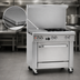 Thumbnail image #4 for Southbend Ultimate 36-Inch Commercial Gas Range with 4 Burners, 12-Inch Left Griddle and Cabinet Base