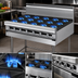 Thumbnail image #4 for Jade Titan JMRH-10 60-Inch Modular Heavy Duty Gas Range with 10 Open Burners