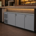 Thumbnail image #4 for Glastender C1FL84 84-Inch Front-Serviced Low-Profile Three-Section Solid Door Back Bar Cooler