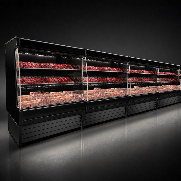 Product image #4 for Howard-McCray 35E Series Packaged Meats Open Merchandiser, 51-Inch Wide x 60-Inch High, Self-Contained Vertical Case