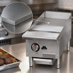 Thumbnail image #4 for Winco Spectrum™ NGGD-12M 12-Inch Natural Gas Countertop Griddle, 20.5-Inch Smooth Polished Steel Plate, 30,000 BTU