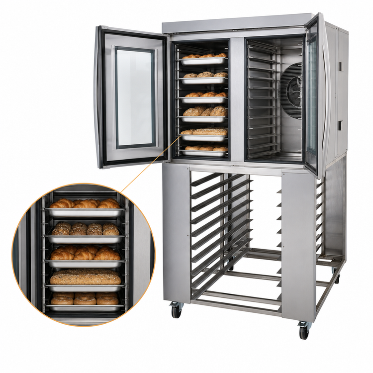 Product image #4 for Doyon CAX Series CA6X Full-Size Electric Rotating Rack Oven with Steam Injection, 6-Pan Capacity