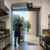 Thumbnail image #4 for Berner Industrial Series IDC14 Direct Drive 120-Inch Electric Heated Air Curtain for 14 ft High Doors
