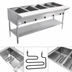 Thumbnail image #4 for BevLes Electric Dry Heat Steam Table with 5 Open Pan Wells, 72-Inch Wide, 208-230V