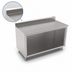 Thumbnail image #4 for John Boos Stainless Steel Work Table with Open Front Cabinet Base, 60 x 36 Inches, 5-Inch Backsplash