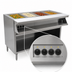 Thumbnail image #4 for Spec-Master SHT4CB-240-3 Sealed Well Electric Hot Food Table with 4 Full-Size Wells and AutoFill