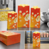 Thumbnail image #4 for Benchmark 46 oz Orange Coated Flat-Bottom Popcorn Butter Bags, 1,000-Count Case