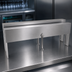 Thumbnail image #4 for Glastender 31-Inch Double Speed Rail Locking Cover, Stainless Steel