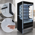 Thumbnail image #4 for Beverage-Air Vuemax VMHC-12-1-B Vertical Black Open-Air Merchandiser Refrigerator, 35-1/4-Inch Wide, 5 Shelves