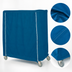 Thumbnail image #4 for Metro 48 x 24 x 54 Inch Queen Mary & Banquet Cart Cover, Uncoated Nylon, Mariner Blue