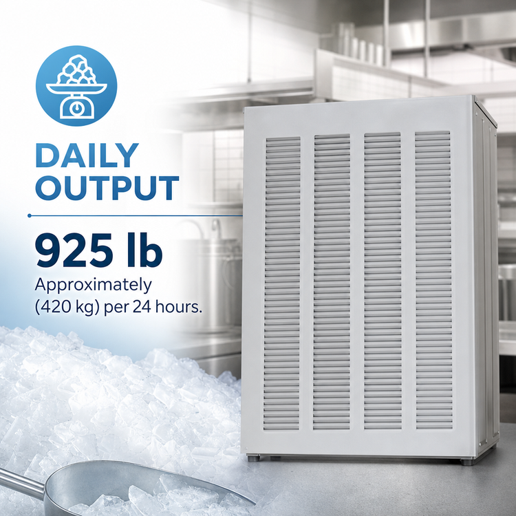 Product image #5 for Ice-O-Matic MFI0800R Flake Ice Maker, Air-Cooled, Remote Condenser Setup, 925 lb Daily Production