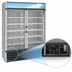 Thumbnail image #4 for Hoshizaki RM-49-HC Two-Section Reach-In Glass Door Refrigerated Merchandiser, 42.61 Cu. Ft., Bottom-Mount Self-Contained