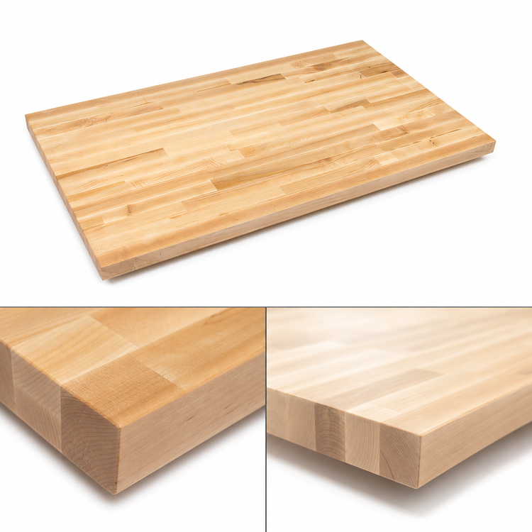 Product image #4 for John Boos Boos Block Northern Hard Rock Maple Kitchen Countertop, 48 x 36 x 1-1/2 Inch, Penetrating Oil Finish