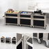 Thumbnail image #4 for DineXpress DXP2CU 32 Inch Mobile Modular Stainless Steel Beverage Counter