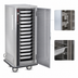 Thumbnail image #5 for FWE PS-1220-15 Mobile Heated Holding Cabinet, 15 Full-Size Pan Capacity, Humi-Temp, Stainless Steel