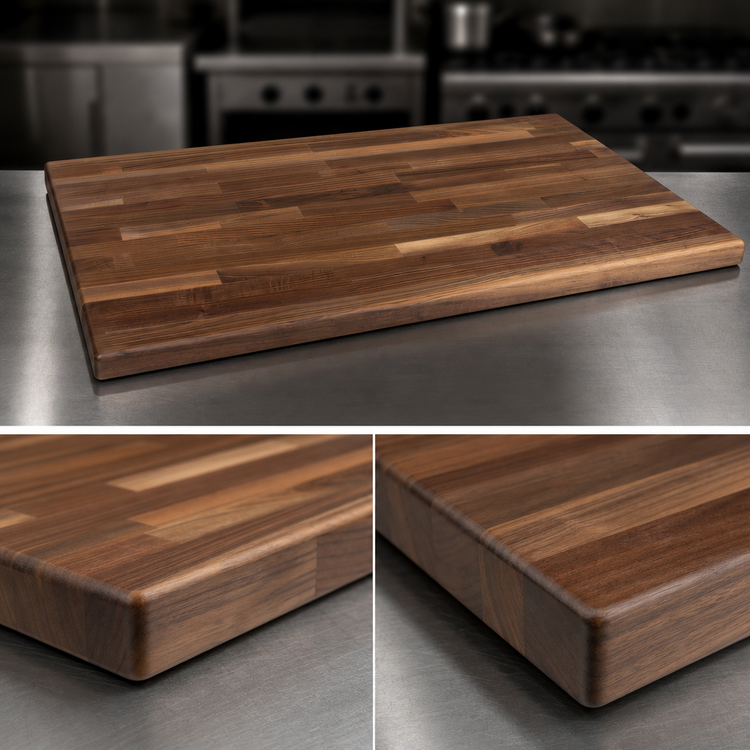 Product image #4 for John Boos Boos Block Blended Edge Grain American Black Walnut Kitchen Countertop, 36 x 27 x 1-1/2 Inch