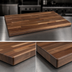Thumbnail image #4 for John Boos Boos Block Blended Edge Grain American Black Walnut Kitchen Countertop, 36 x 27 x 1-1/2 Inch