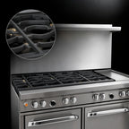 Thumbnail image #4 for Southbend (Middleby) Ultimate 4482DC-2G 48-Inch Gas Restaurant Range with 4 Burners, 24-Inch Griddle, Standard Oven & Cabinet Base