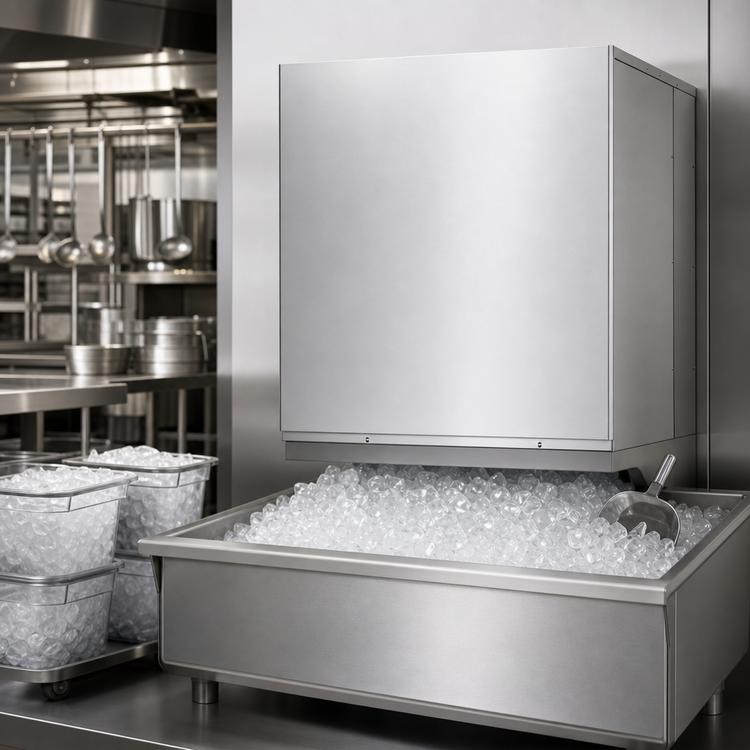 Product image #4 for Hoshizaki KMH-2100SWJ3 High-Capacity Stackable Water-Cooled Crescent Cube Ice Maker, 36-Inch Wide, 3-Phase