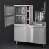 Thumbnail image #4 for Crown DCX-10-6 Two Compartment Direct Steam Convection Steamer with 6 Gallon Kettle