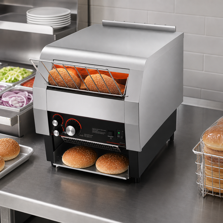Product image #4 for Hatco Toast-Qwik® TQ-800H Horizontal Countertop Conveyor Toaster, 3-Inch Opening, 208V