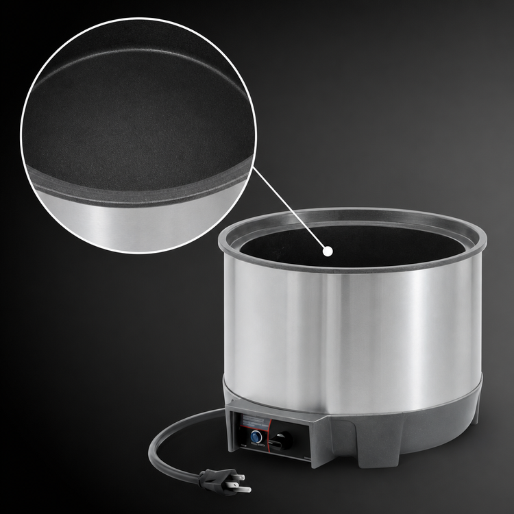 Product image #4 for Vollrath Cayenne Round Heat 'N Serve 11-Quart Countertop Rethermalizer, 120V