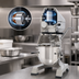 Thumbnail image #4 for Globe SP10 10 Qt. Countertop Planetary Mixer with 3-Speed Controls and #12 Hub