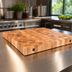 Thumbnail image #4 for Boos Block End Grain Northern Hard Rock Maple Island Countertop, 36 x 27 x 2-1/4 Inch