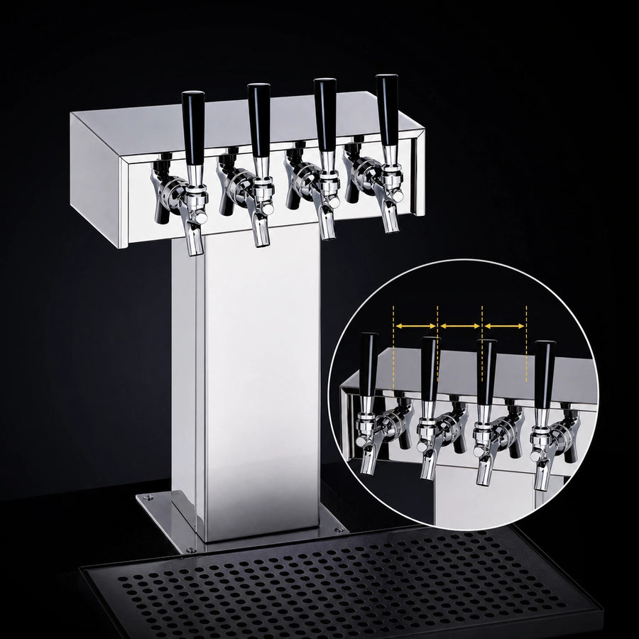 Four-Faucet Capacity