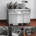 Thumbnail image #4 for Imperial Electric Floor Fryer, 2-Tank Battery, 75 lb. Capacity per Tank, Built-In Filter System and Dump Station