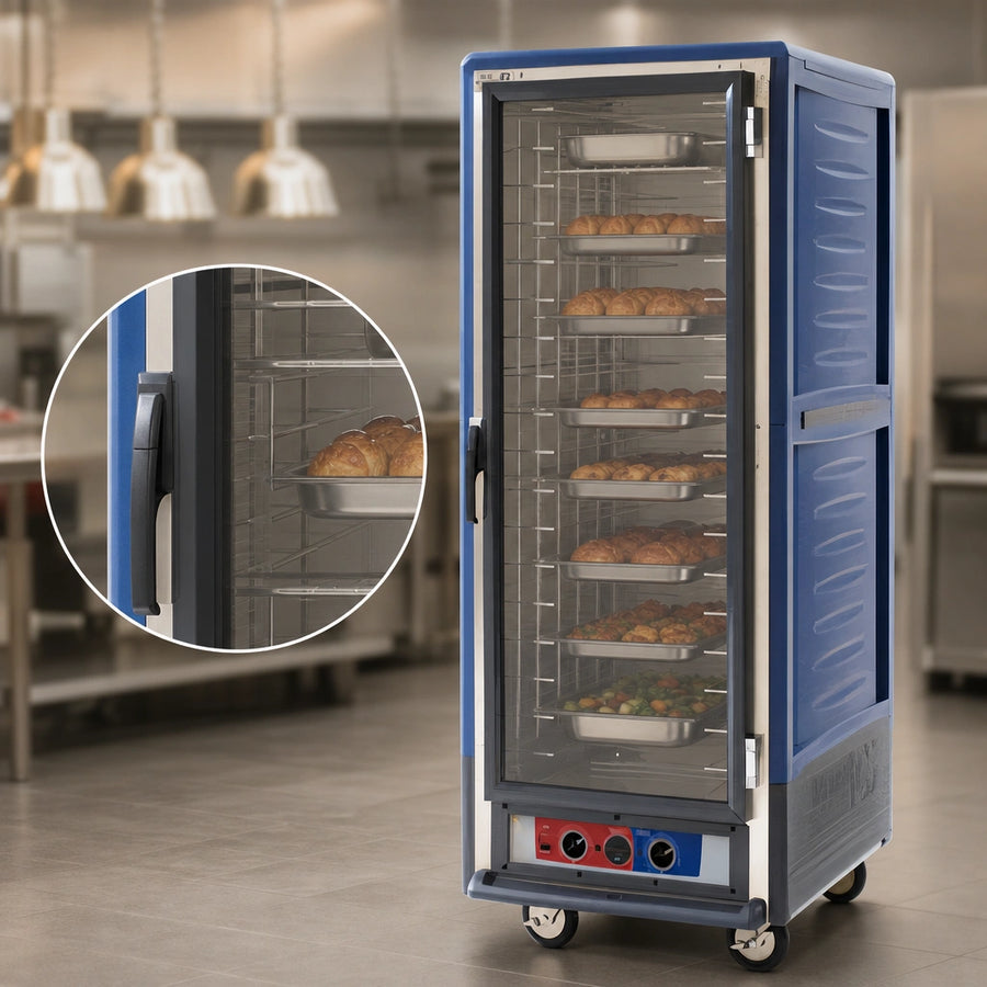 Full-Height Clear Polycarbonate Door