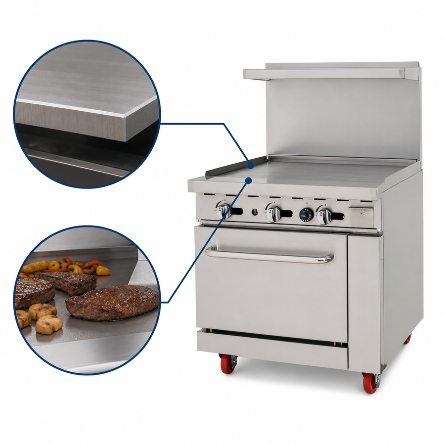 3/4-Inch Steel Griddle Plate