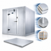 Thumbnail image #4 for AmeriKooler Quick Ship Indoor 6-Foot x 6-Foot Walk-In Freezer Panels Only with Aluminum Floor