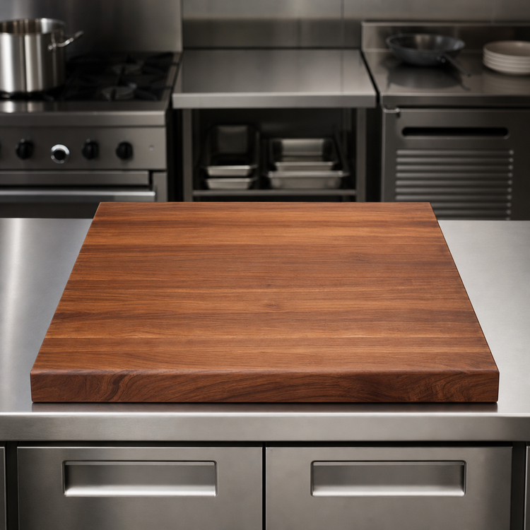 Product image #4 for John Boos Boos Block American Black Walnut Kitchen Countertop, 36" x 32", 2-1/4" Thick, Penetrating Oil Finish
