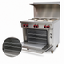 Thumbnail image #4 for Castle 36-Inch Electric Restaurant Range with 6 Hotplates and Standard Oven, 208V/3-Phase