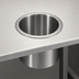 Thumbnail image #4 for Krowne Silver Series Stainless Steel Open Waste Chute for 6-1/2-Inch Cutout