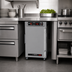 Thumbnail image #5 for Metro HotBlox™ Narrow 8-Pan Pass-Thru Undercounter Insulated Holding Cabinet, Solid Front/Clear Rear Door, Analog Control