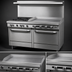 Thumbnail image #4 for Southbend S-Series 60-Inch Commercial Gas Range with 4 Open Burners, 36-Inch Griddle, and 2 Standard Ovens