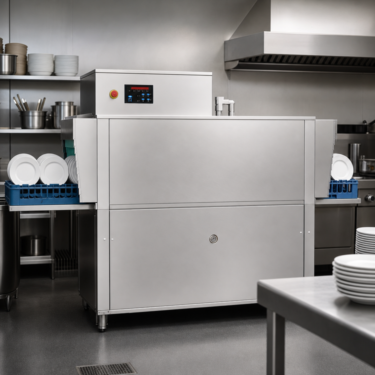 Product image #4 for Blakeslee RC62 High-Temp Conveyor Dishwasher with Prewash, Single Tank, 62-Inch Wide