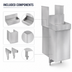 Thumbnail image #4 for Perlick 13 Inch Stainless Steel Underbar Drainer Assembly for 4040 Series Spacesaver Heads