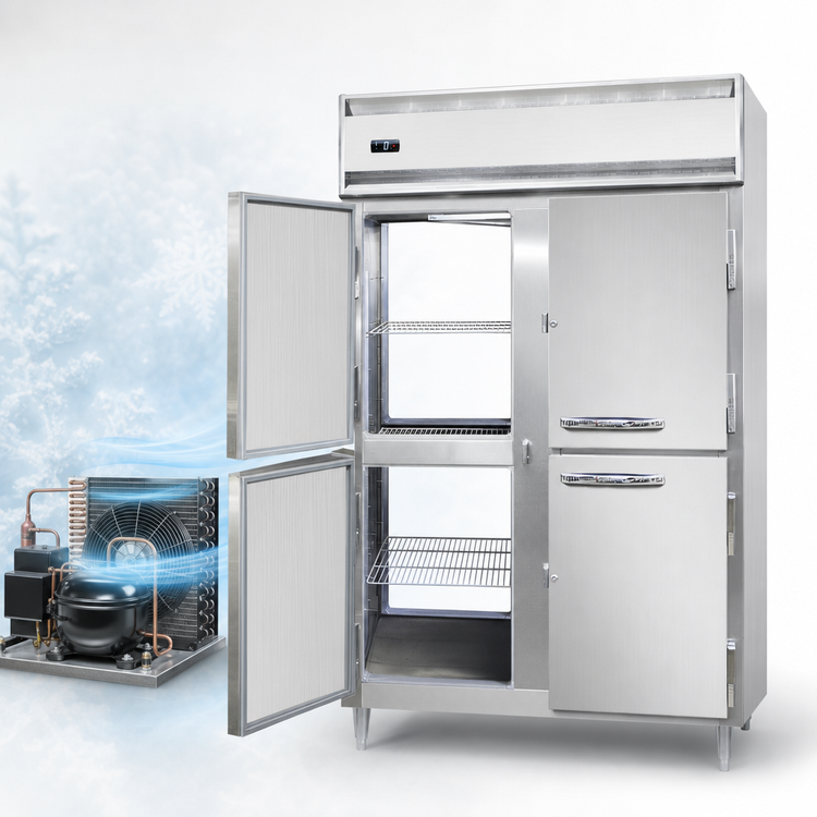 Product image #4 for Continental Refrigerator Designer Line D2FNPTHD Two-Section Pass-Thru Freezer