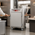 Thumbnail image #4 for Metro C5 6 Series Mobile Half-Height Pass-Thru Heated Holding Cabinet with Solid and Double-Pane Tempered Glass Doors