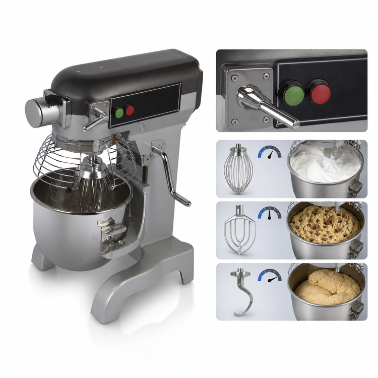 Product image #5 for General 10 Qt Commercial Countertop Planetary Mixer with #12 Hub