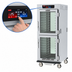Thumbnail image #4 for Metro C5 9 Series Full-Height Pass-Thru Mobile Controlled Humidity Heated Holding and Proofing Cabinet with Glass Dutch Doors and Universal Wire Slides