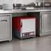 Thumbnail image #4 for Metro C5 3 Series Under Counter Heated Holding Cabinet with Solid Door and Universal Wire Slides, Red Insulation Armour