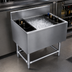 Thumbnail image #4 for 36-Inch x 18-Inch 304 Stainless Steel Underbar Ice Chest, 115 lb. Capacity