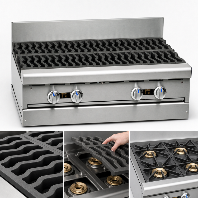 Product image #4 for Imperial Spec Series Heavy Duty 36-Inch 4-Burner Modular Gas Range Top
