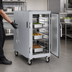 Thumbnail image #4 for Metro C5 8 Series Controlled Temperature Heated Holding Cabinet, Half-Height Pass-Thru, Solid Doors, Universal Wire Slides