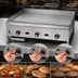 Thumbnail image #4 for Supreme JGM-2484 84 Inch Countertop Gas Griddle with 1 Inch Thick Smooth Steel Plate