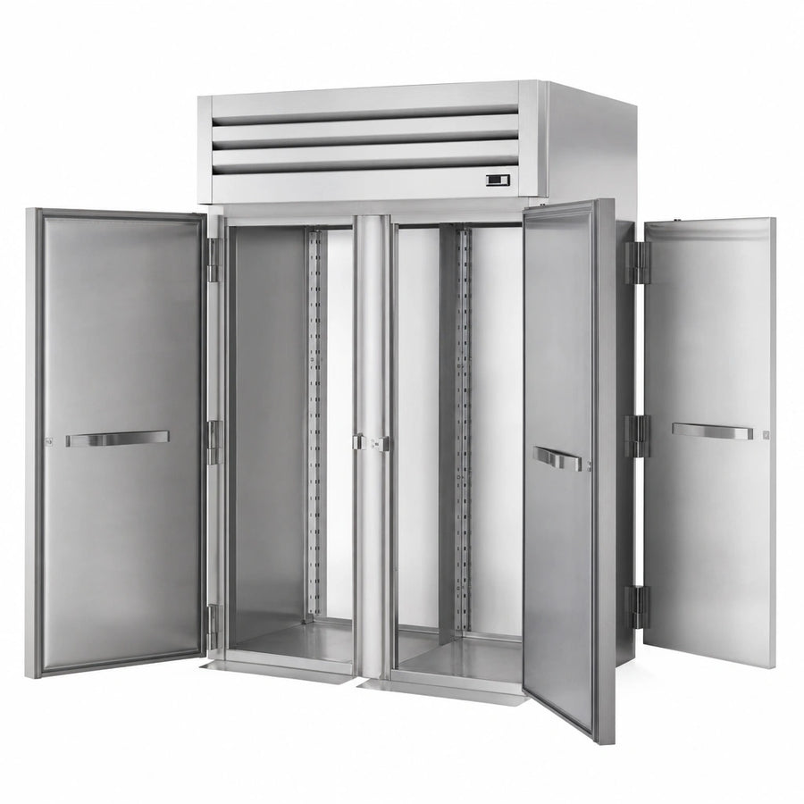 Front and Rear Stainless Steel Doors